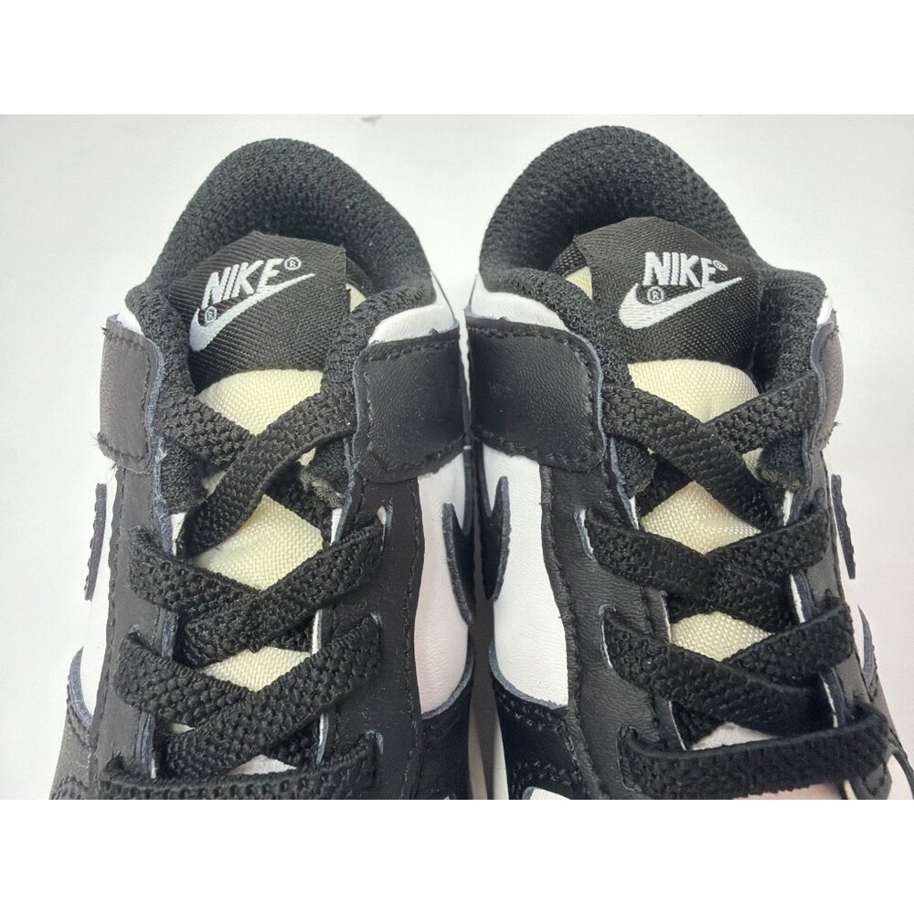 Nike Dunk Low Toddler Shoes 6C White Black Panda Colorway Durable Stylish - Picture 10 of 10